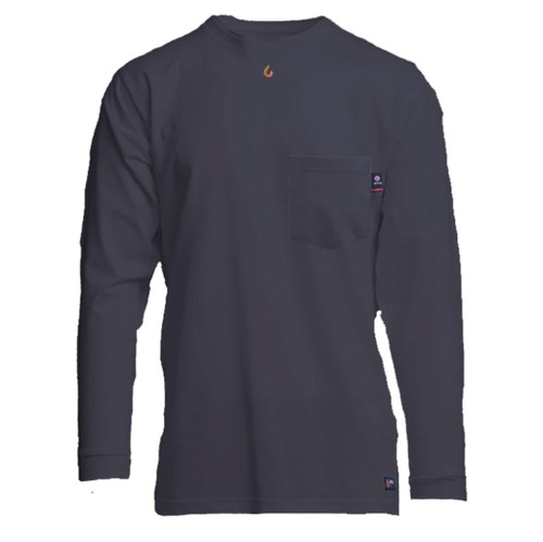 Lapco FR Lightweight NAVY Long Sleeve T-Shirt NG
