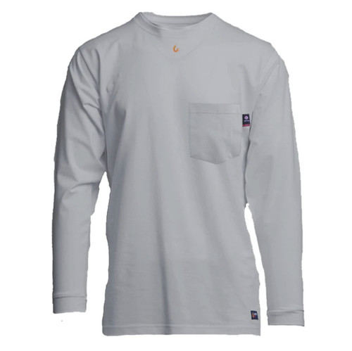 Lapco FR Lightweight GRAY Long Sleeve T-Shirt NG