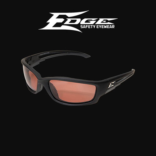 Edge Kazbek Black Frame Polarized Copper Lens