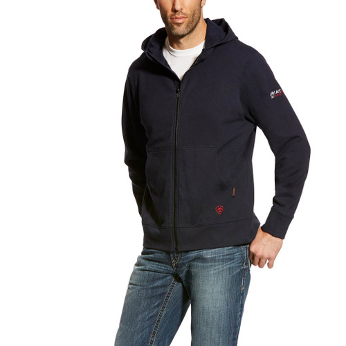 Ariat | FR DuraStretch Full Zip Hoodie | Navy