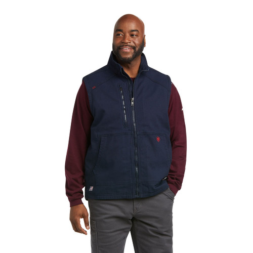 Ariat | FR DuraLight Stretch Canvas Vest | Navy