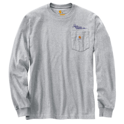 Carhartt | WEC Customized Cotton Poly Blend Pocket LS T-Shirt |