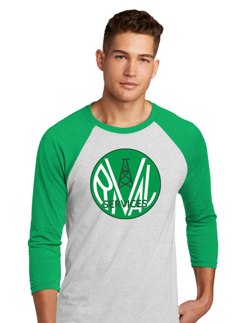 Next Level | Unisex 3/4 Sleeve Raglan Tee with Rival Logo