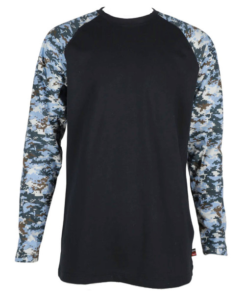 Forge | FR Camo LS Tee | Navy