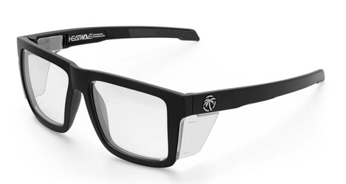 Heatwave | Performance Vise Z87+ Safety Glasses | Black Frame | Clear Anti-Fog Lens