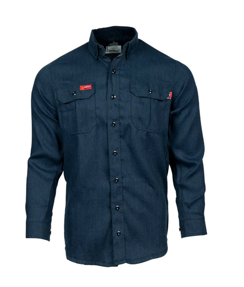Lapco | FR Modern Uniform Shirt | 5 oz Tecasafe One | Navy
