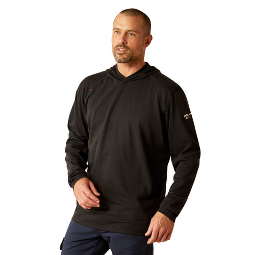 Ariat | FR Primo Hooded LS T-Shirt | Black