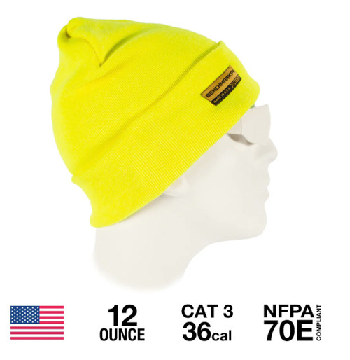 Benchmark | FR Beanie | Hi-Vis Yellow
