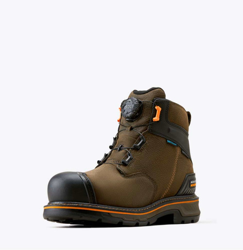 Ariat | Work Boot 6" BOA H2O CT Stump Jumper | Iron Coffee