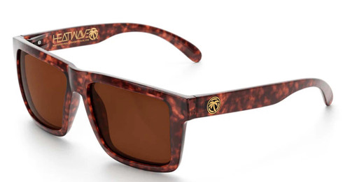 Heatwave | Vise XL Z87 Safety Glasses | Tortoise Frame | Brown Lens