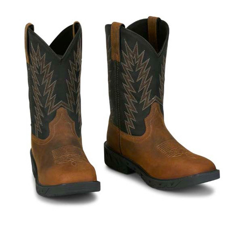 Justin | Taskmaker 11"ST Work Boot | Black