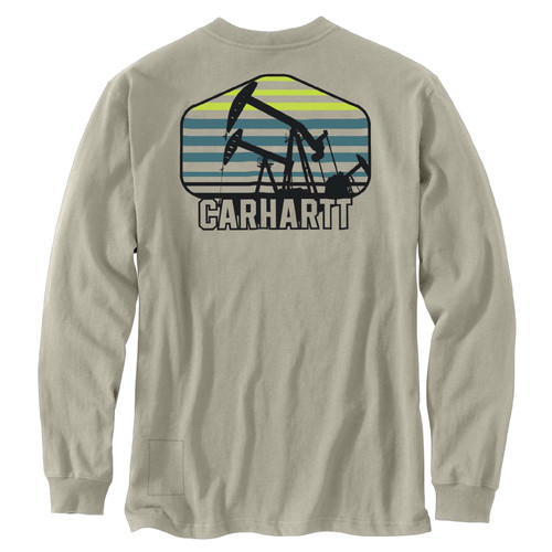 Carhartt | FR Force Irvine LS Oil Graphic T-Shirt | Greige