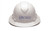 Pyramex White Full Brim Style 4-Point Vented Ratchet - EPC