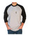 Benchmark | FR "American Oil" Baseball Long Sleeve | Black/Grey