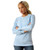 Ariat | Women's FR Air Henley LS Top | Colony Blue Heather