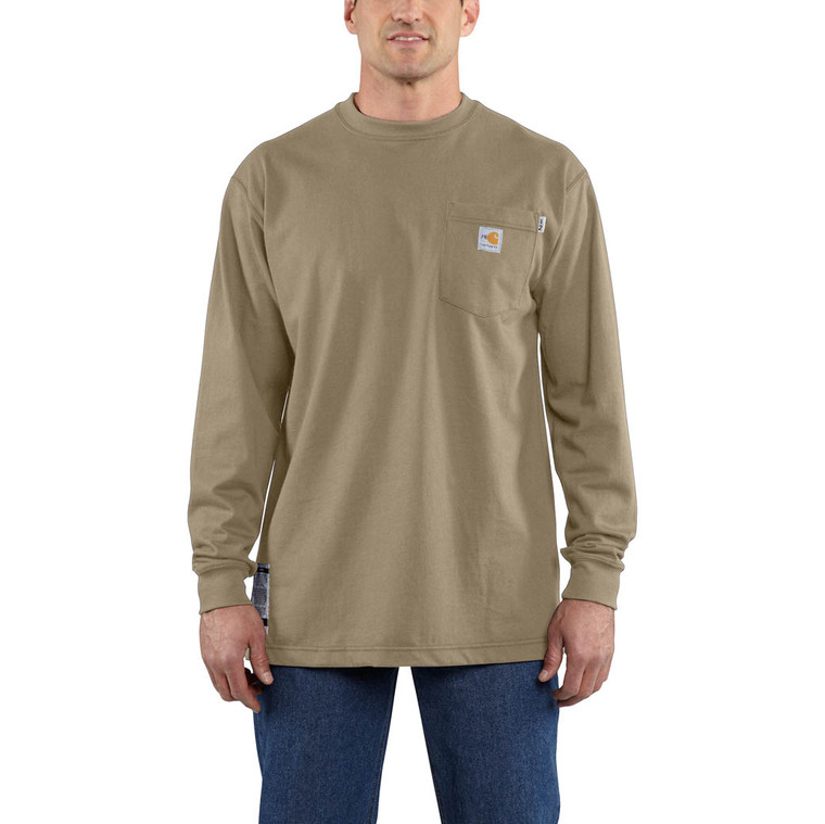 Carhartt | FR Force Cotton LS Shirt | Khaki