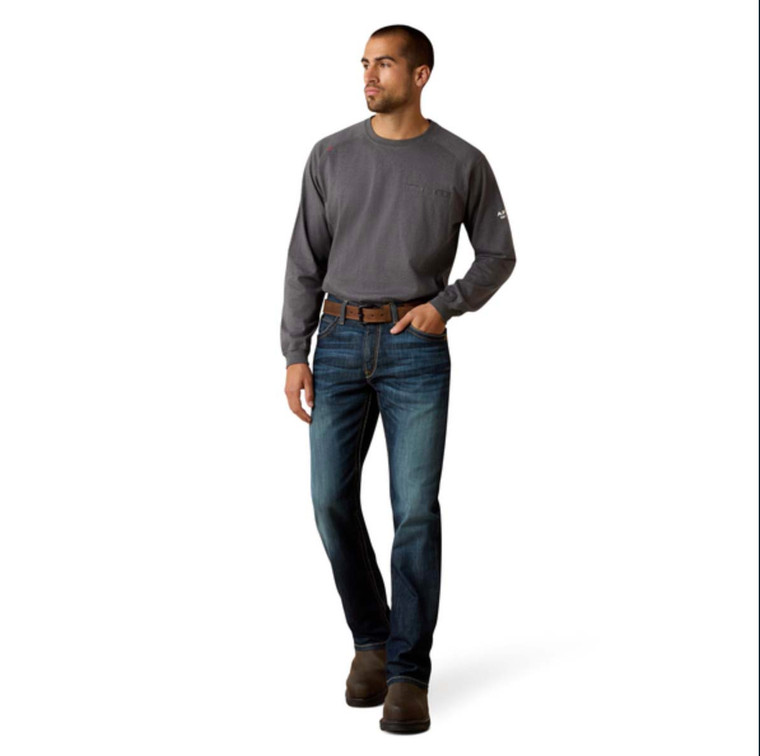 Ariat | FR M4 Low Rise Stretch DuraLight Basic Boot Cut Jean | Lassen