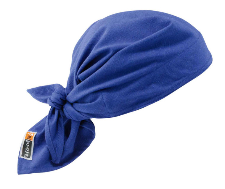 Ergodyne Chill Its  FR Blue Triangle Hat Blue