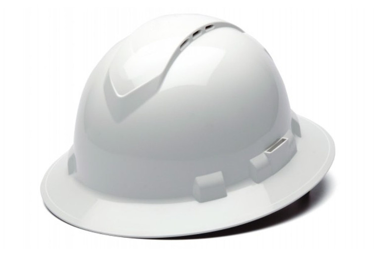 Pyramex | Full Brim | 4 pt Ratchet Suspension | Vented  Hard Hat