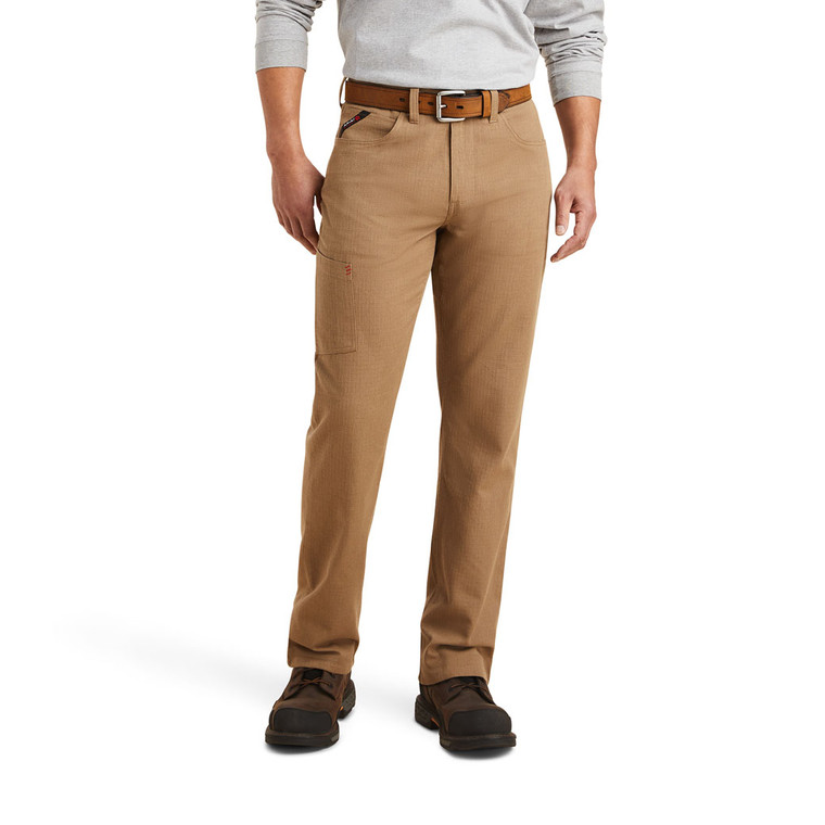 Ariat | FR M4 Crossfire Pant | Relaxed Straight Fit | Khaki