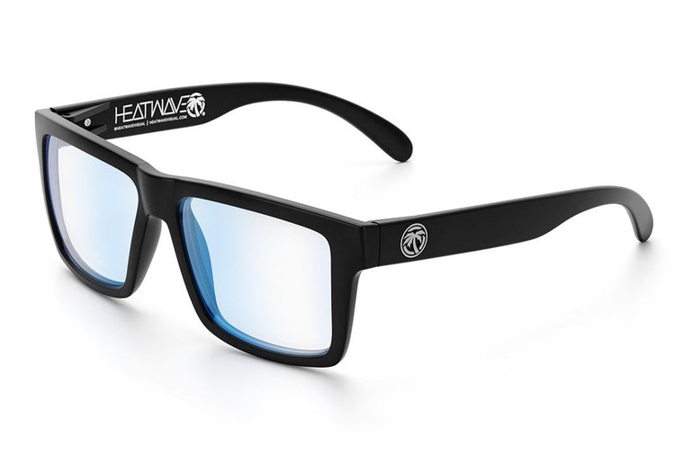 Heatwave | Vise Z87 Glasses | Black Frame | Blue Light Blocking Lens