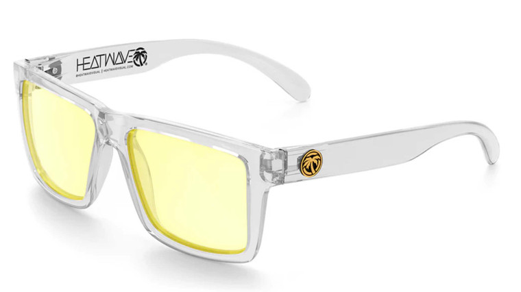 Heatwave | Vise Z87 Safety Glasses | Vapor Clear Frame | Hi-Vis Yellow Lens