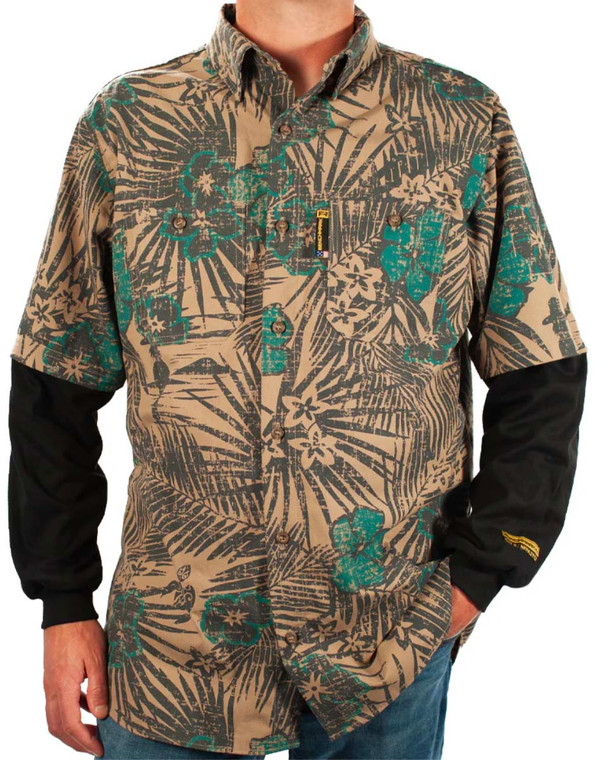Benchmark | FR Hawaiian Shirt | Tropic Camo Beige