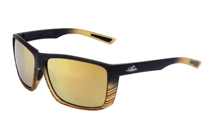 Bullhead | Lionfish | Z87 Safety Glasses | Tortoise Frame | Gold Mirror Anti-Fog Lens