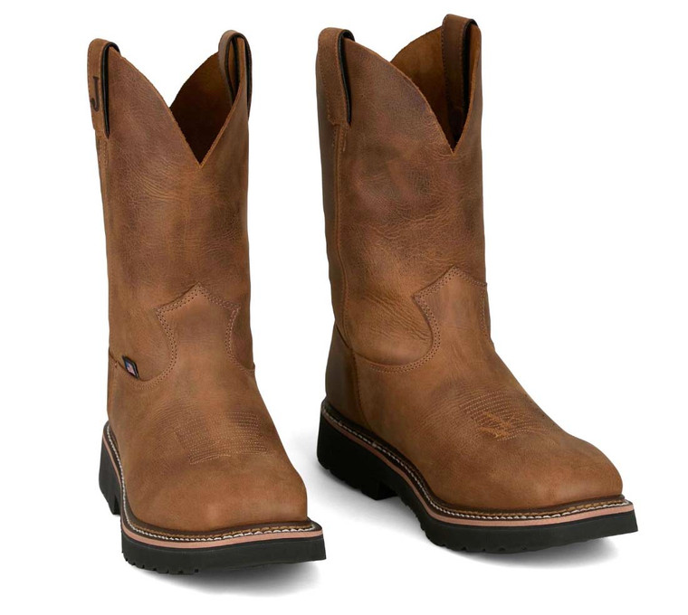 Justin | Ames 11" ST Boot | Walnut Brown