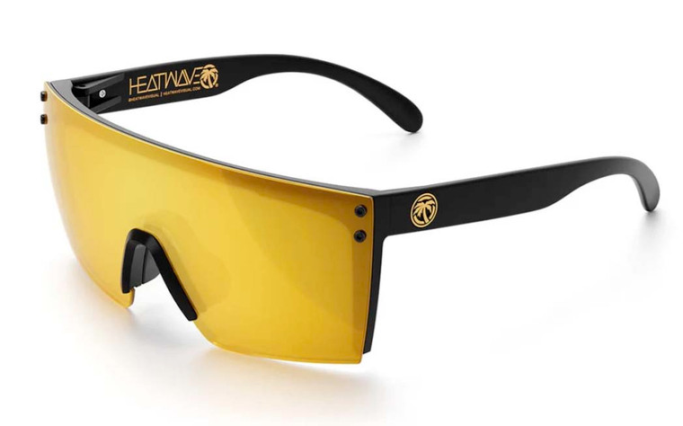 Heatwave | Lazer Face Z87 Safety Glasses | Black Frame | Gold Rush Lens