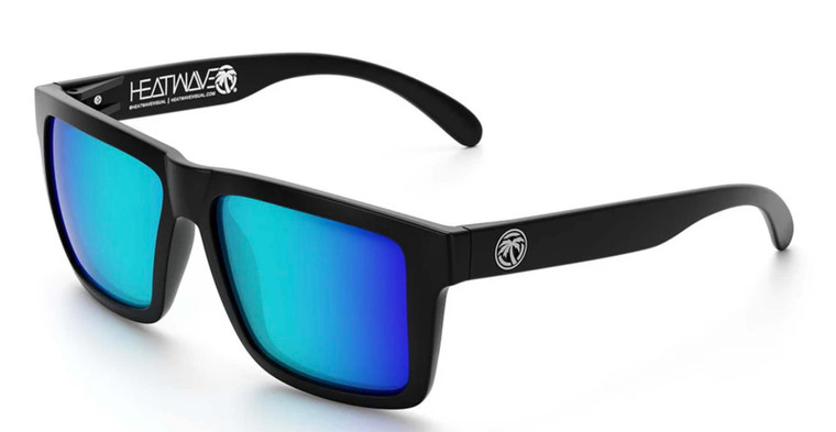 Heatwave | Vise XL Z87 Safety Glasses | Black Frame | Galaxy Blue Lens