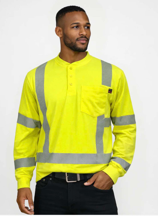 Forge | FR Hi-Vis Henley T-Shirt | Class 3