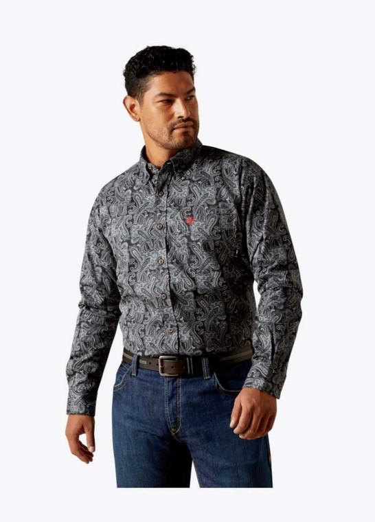 Ariat | FR Bogart LS Work Shirt | Black