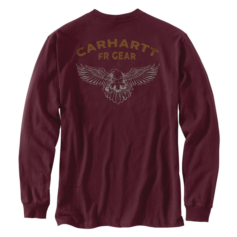 Carhartt | FR Force Lightweight LS Eagle Graphic T-Shirt | Port