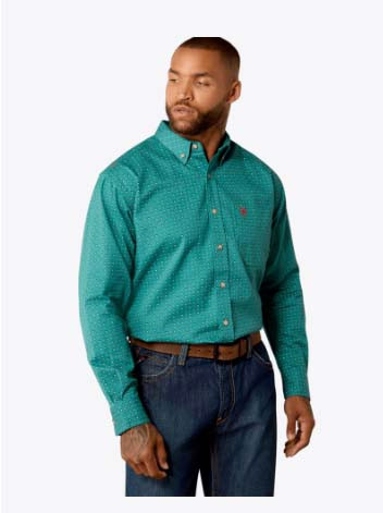 Ariat | FR Aaron LS Work Shirt | Teal