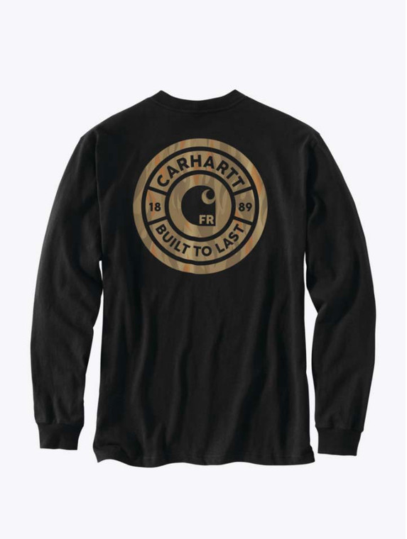 Carhartt | FR Force Irvine LS Camo T-Shirt | Black