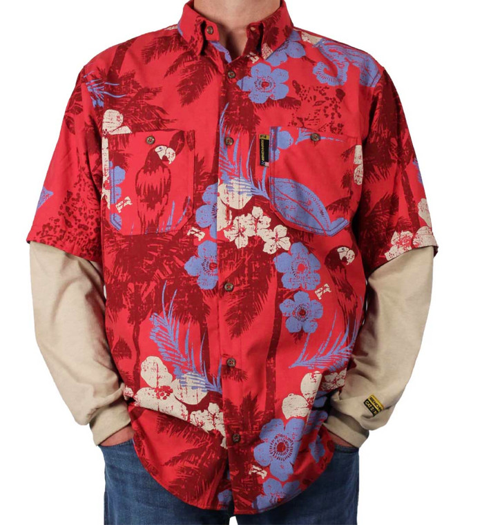 Benchmark | FR Hawaiian Shirt | Tropic Like It's Hot Red