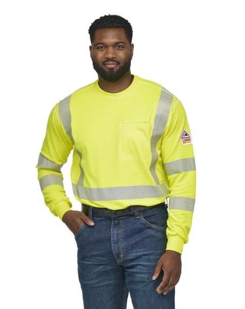 FR HI-VIS BUTTON UP SHIRTS