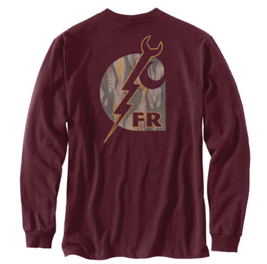 Carhartt | FR Force Irvine LS Wrench Graphic T-Shirt | Port - FR