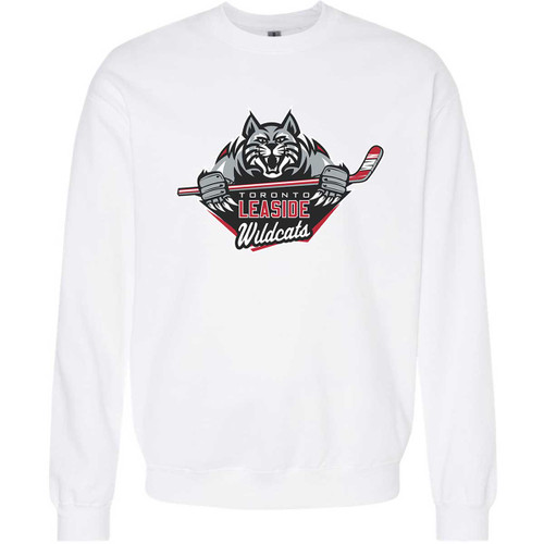 Leaside Wildcats House League Adult Crewneck - White (LHL-002-WH) Leaside Wildcats House League Adult Crewneck - White (LHL-002-WH)