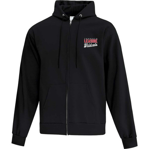 Leaside Wildcats Adult Everyday Full Zip Hoodie - Black (LWH-779-BK)