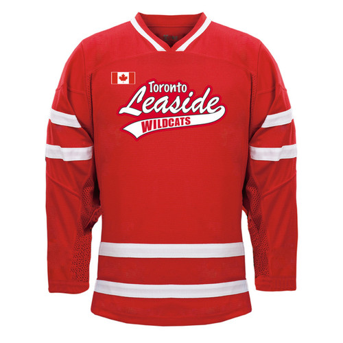 Leaside Wildcats Hockey Athletic Knit Youth Game Jersey - Black