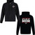 Leaside Wildcats House League Full Zip Mom Hoodie - Black (LHL-027-BK)