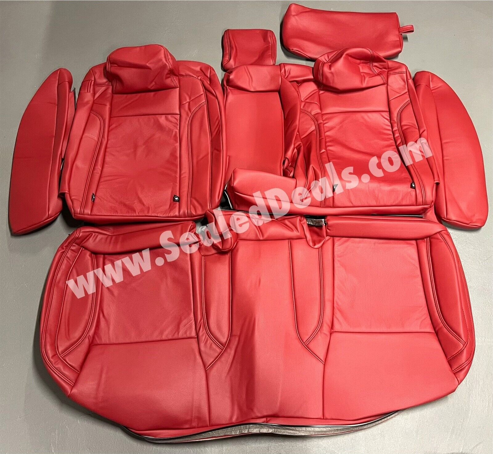 Katzkin Mopar Leather Seat Covers Kit for 20152022 Dodge Charger Custom Black with Scat Pack Logo