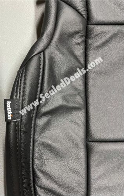 Katzkin Black Leather Seat Covers for 2010-2015 Chevrolet Camaro Coupe