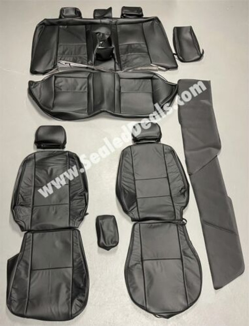 Katzkin Lexus IS300 Black Leather Seat Covers Upgrade / Replacement Kit 2001-2004