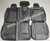 Katzkin Leather Seat Covers Kit for 2019-2024 Ram 1500 Crew Cab (New Body) - Custom Black with Hexagon Inserts