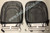 Katzkin Black Leather Seat Covers For 2020-2023 Jeep Gladiator Altitude, Overland, Sport,  Sport S and Willy's