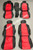 Katzkin Black & Salsa Red Leather Seat Covers Set for 2004-2006 Pontiac GTO