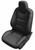 Katzkin Black Leather Seat Covers for 2010-2015 Chevrolet Camaro Coupe